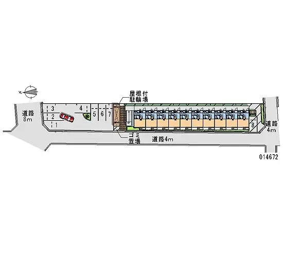 ★手数料０円★豊中市庄内栄町　月極駐車場（LP）